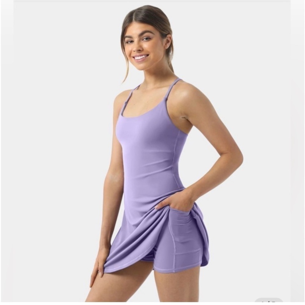 HALARA Everyday Cloudful® 2-in-1 Flare Activity Dress-Wannabe NWT Size S